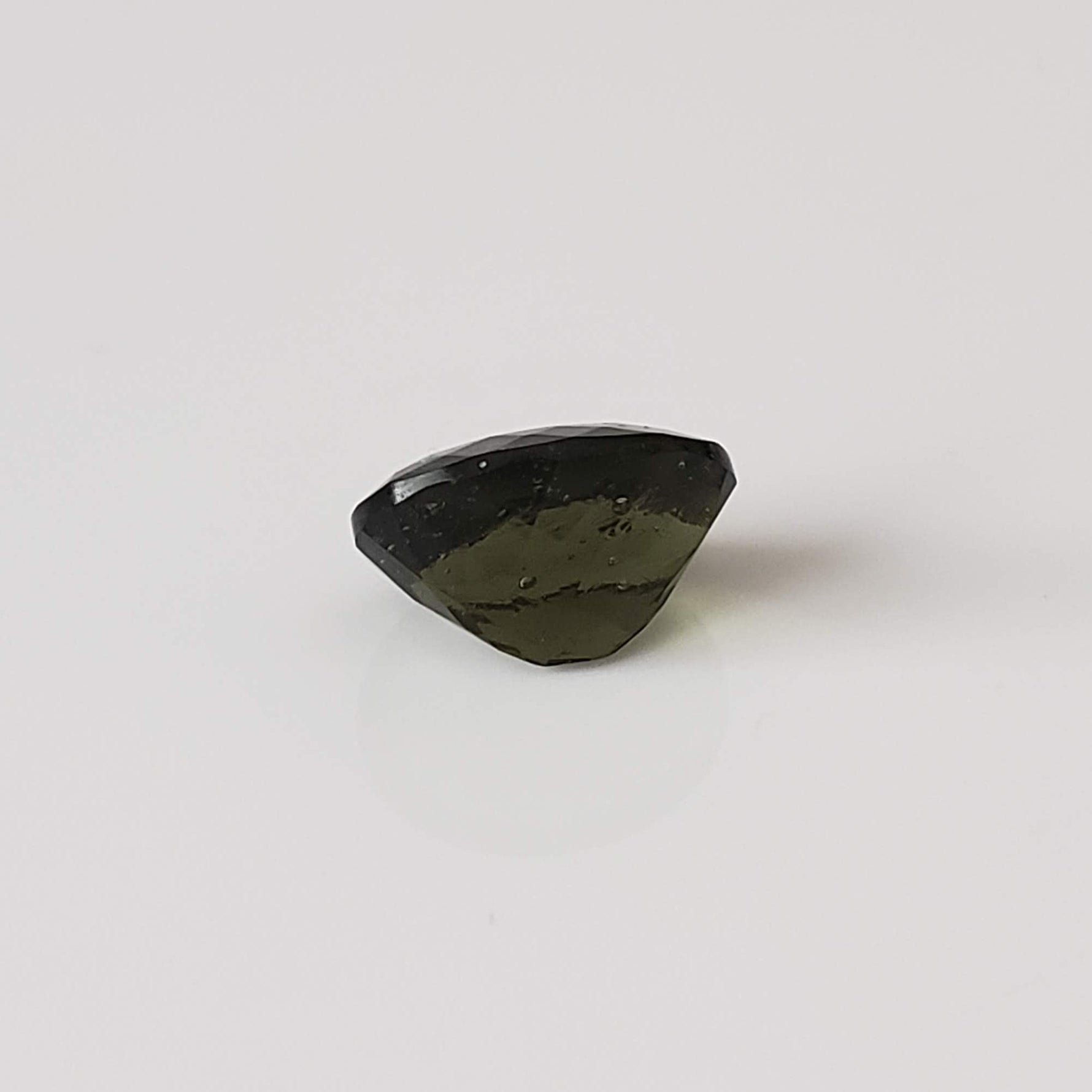  Authentic Moldavite | Oval Cut | 9x7mm | Chlum Region, Czech Republic 5