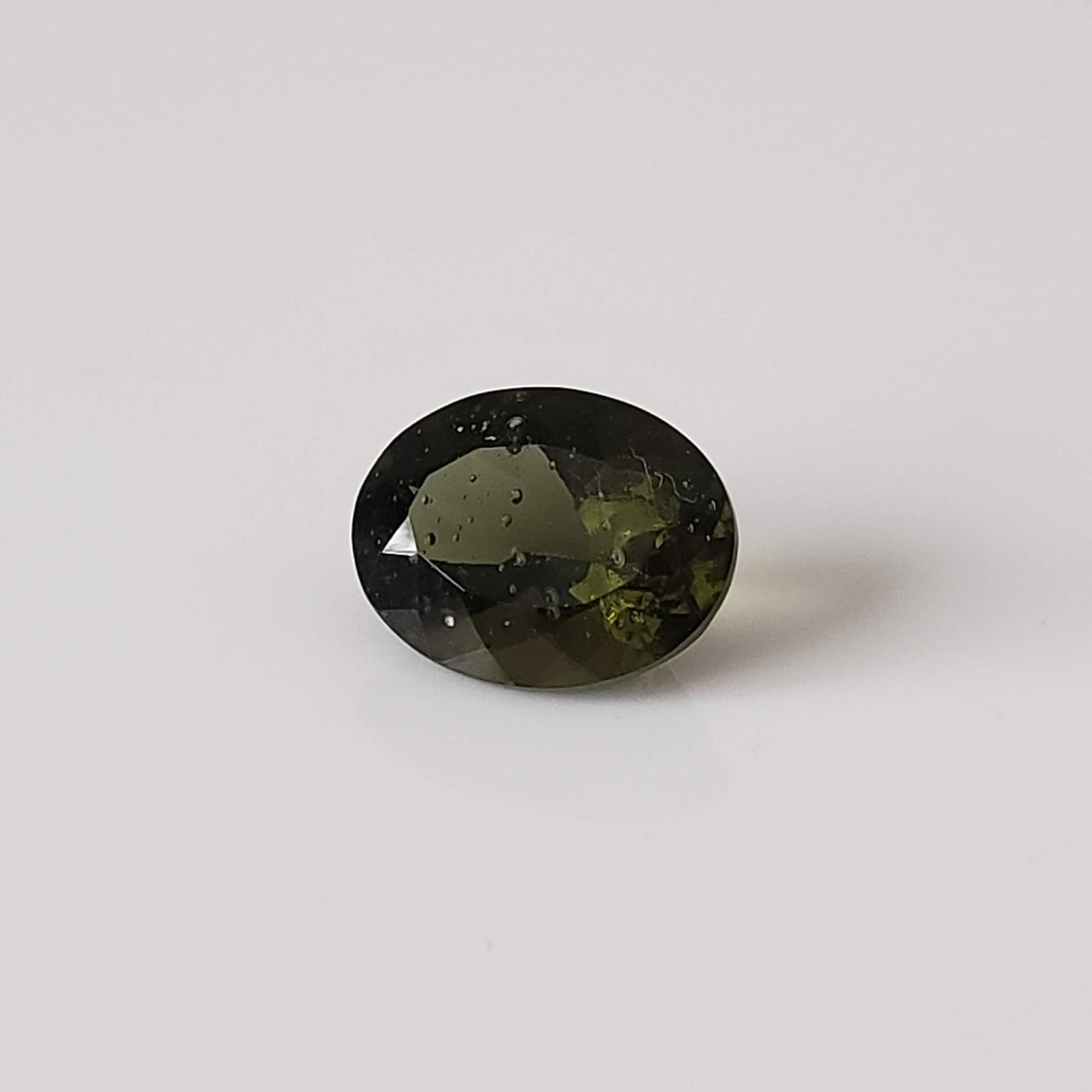  Authentic Moldavite | Oval Cut | 9x7mm | Chlum Region, Czech Republic 2