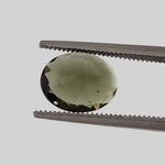  Authentic Moldavite | Oval Cut | 9x7mm | Chlum Region, Czech Republic 2