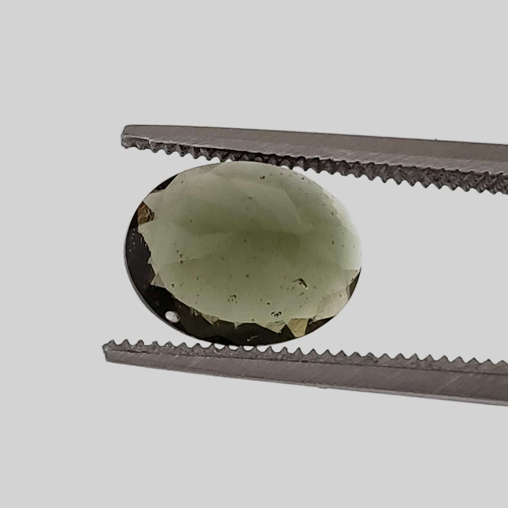  Authentic Moldavite | Oval Cut | 9x7mm | Chlum Region, Czech Republic 2