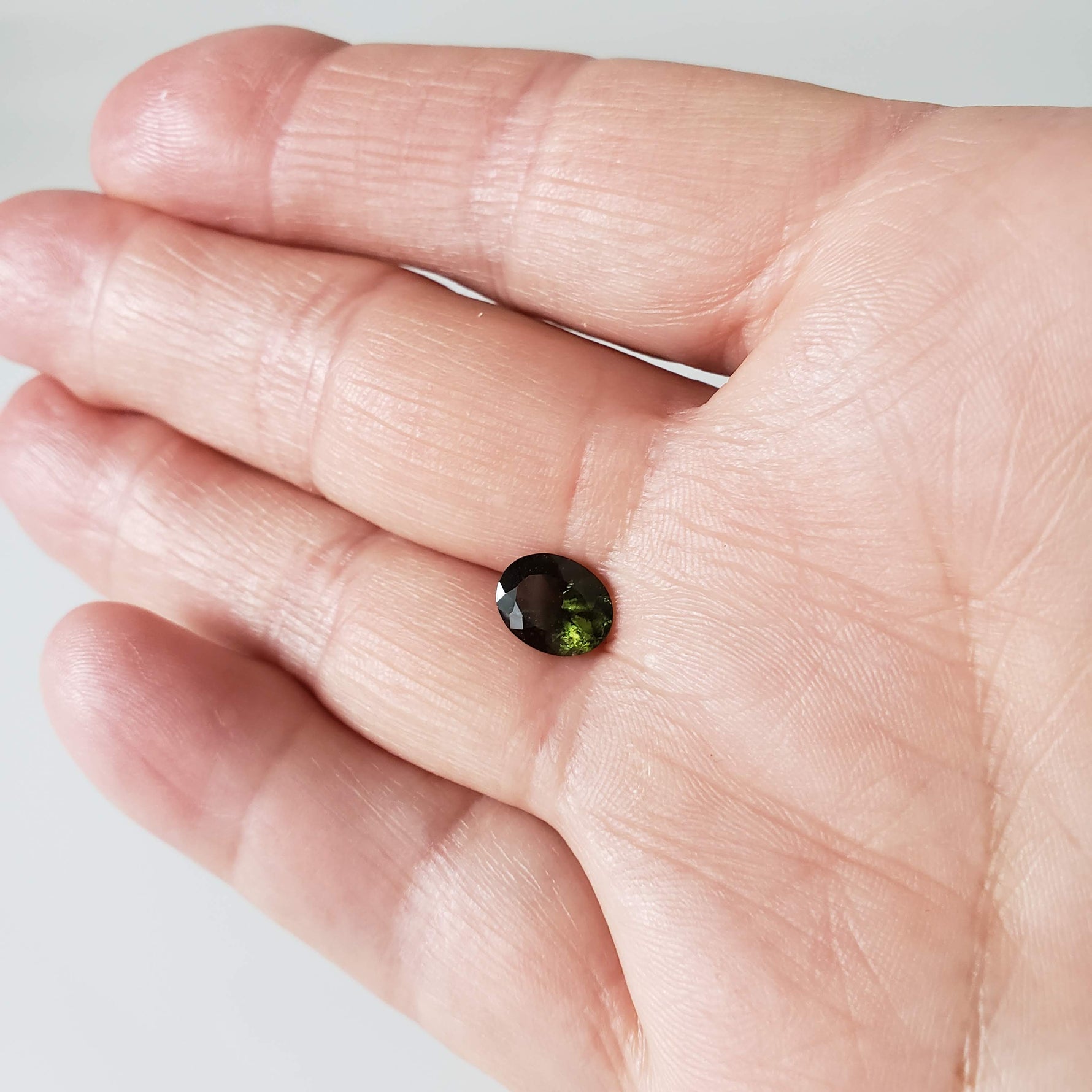  Authentic Moldavite | Oval Cut | 9x7mm | Chlum Region, Czech Republic 8