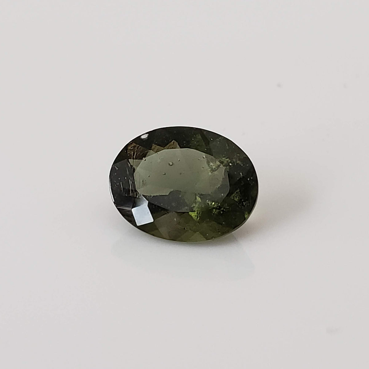  Authentic Moldavite | Oval Cut | 9x7mm | Chlum Region, Czech Republic 3