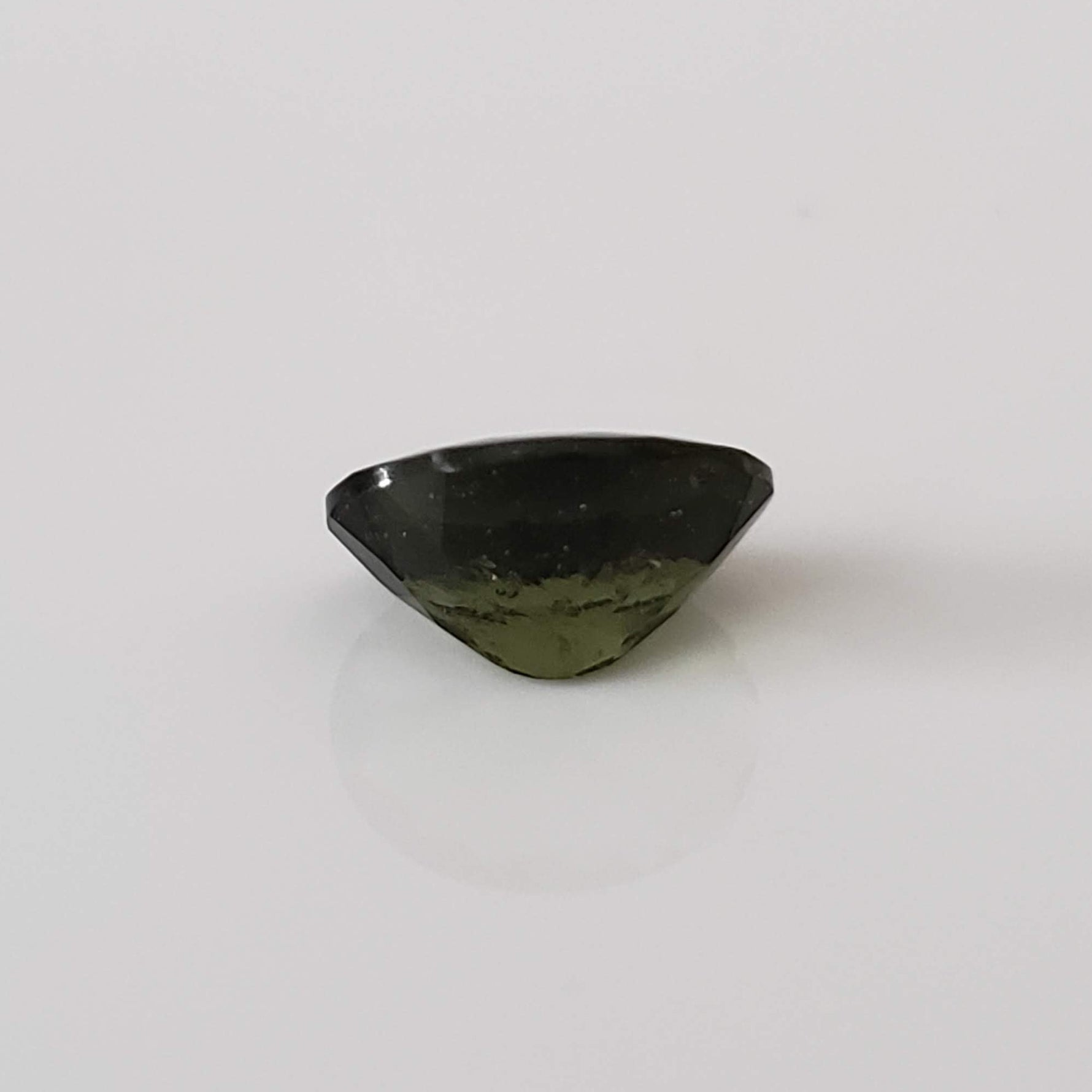  Authentic Moldavite | Oval Cut | 9x7mm | Chlum Region, Czech Republic 5