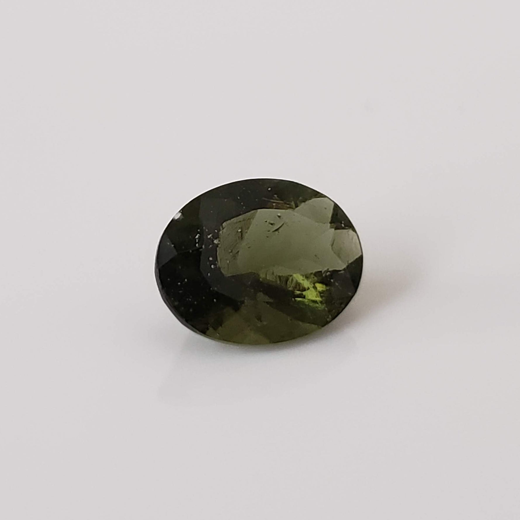  Authentic Moldavite | Oval Cut | 9x7mm | Chlum Region, Czech Republic 6