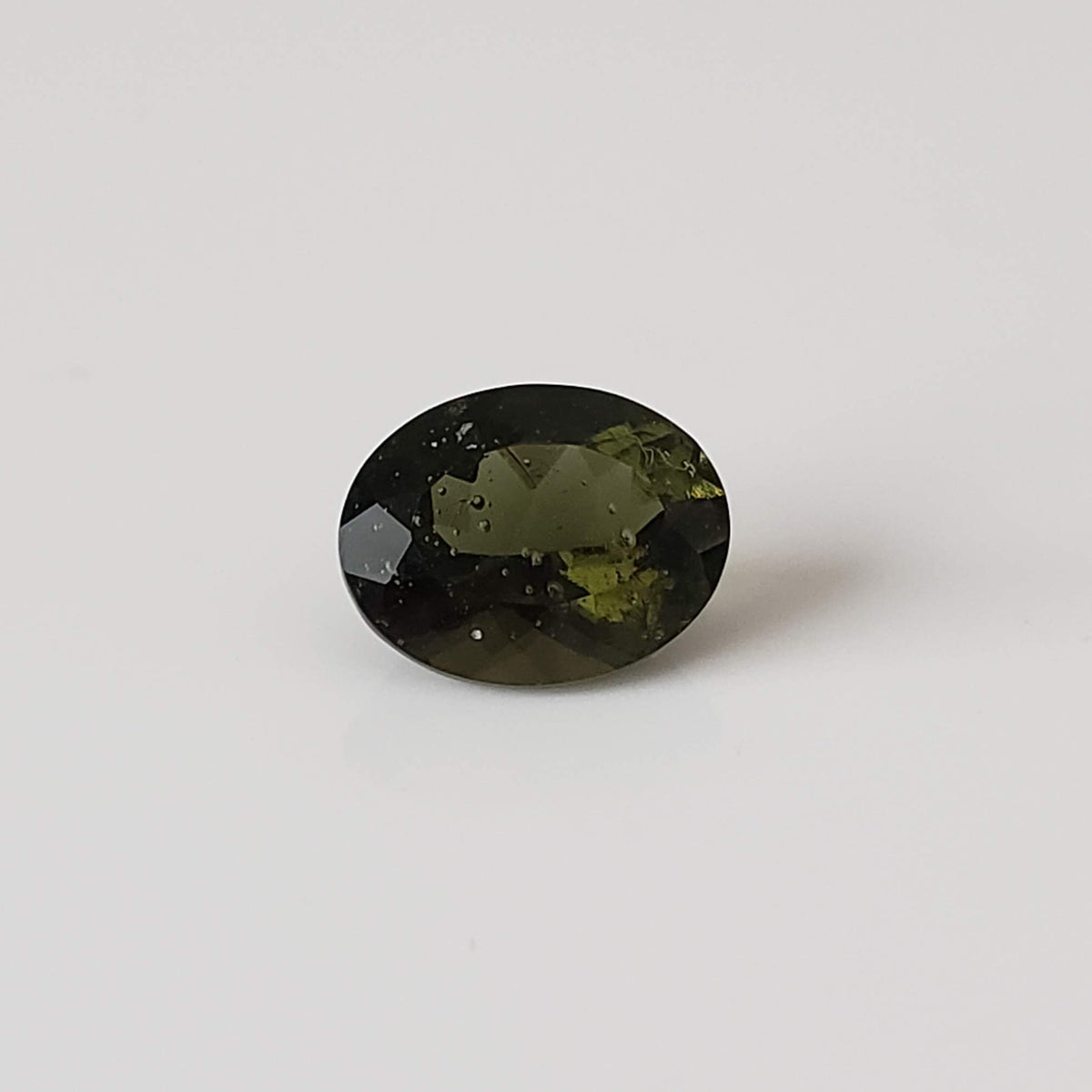  Authentic Moldavite | Oval Cut | 9x7mm | Chlum Region, Czech Republic 