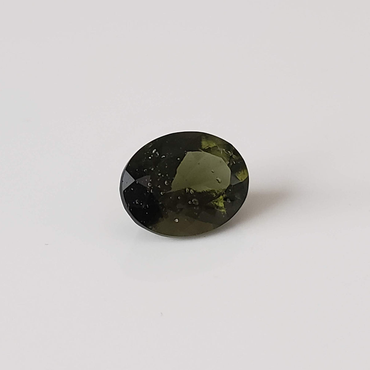  Authentic Moldavite | Oval Cut | 9x7mm | Chlum Region, Czech Republic 1