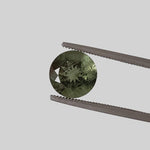  Authentic Moldavite | Round Cut | 8mm | Chlum Region, Czech Republic 