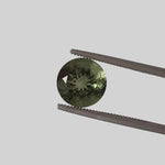  Authentic Moldavite | Round Cut | 8mm | Chlum Region, Czech Republic 1