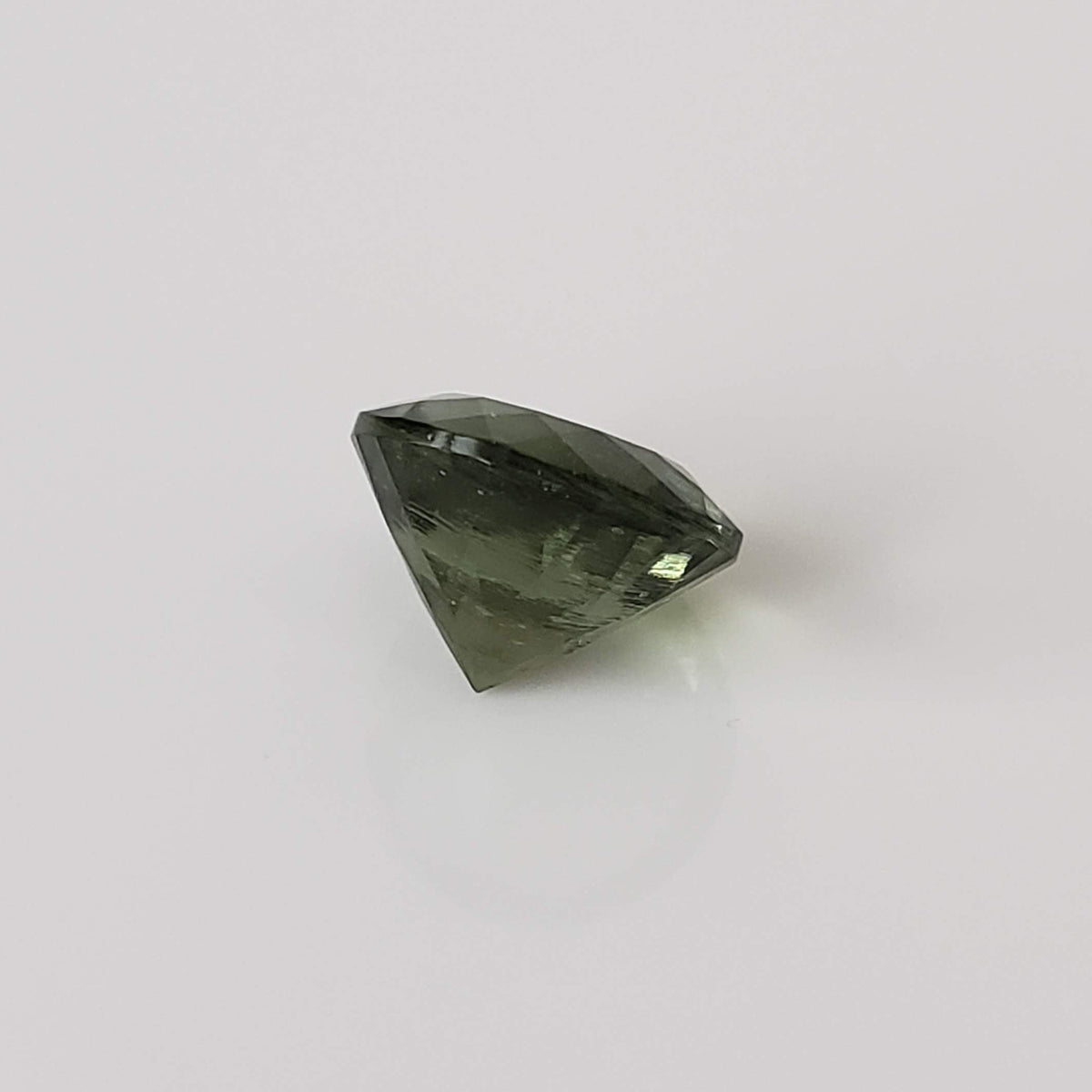  Authentic Moldavite | Round Cut | 8mm | Chlum Region, Czech Republic 6