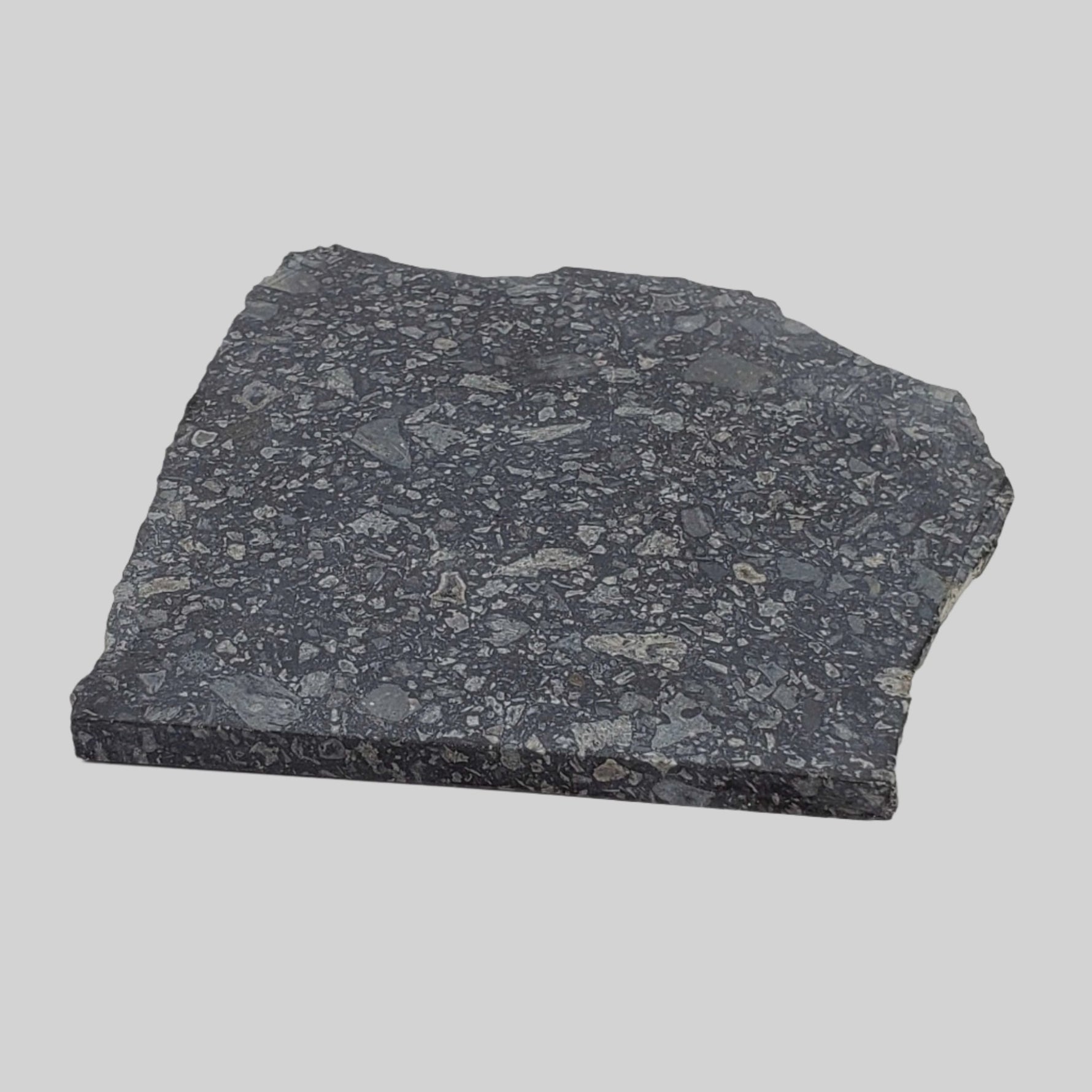  Black Onaping | 217 Grams | Impactite Breccia Slice | Sudbury Structure, Canada 2