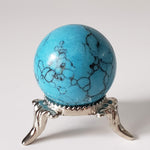 Blue Howlite Sphere | 30 mm 1.2 inches | 30.8 grams 0