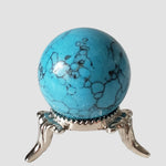 Blue Howlite Sphere | 30 mm 1.2 inches | 30.8 grams 3