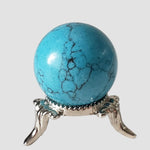 Blue Howlite Sphere | 30 mm 1.2 inches | 30.8 grams 4