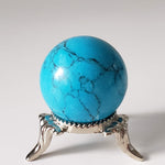 Blue Howlite Sphere | 30 mm 1.2 inches | 31.7 grams 3