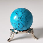 Blue Howlite Sphere | 30 mm 1.2 inches | 31.7 grams 5