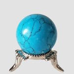 Blue Howlite Sphere | 30 mm 1.2 inches | 31.7 grams 0