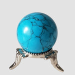Blue Howlite Sphere | 30 mm 1.2 inches | 31.7 grams 4