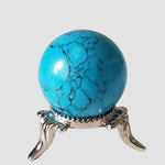 Blue Howlite Sphere | 30 mm 1.2 inches | 31.7 grams 5