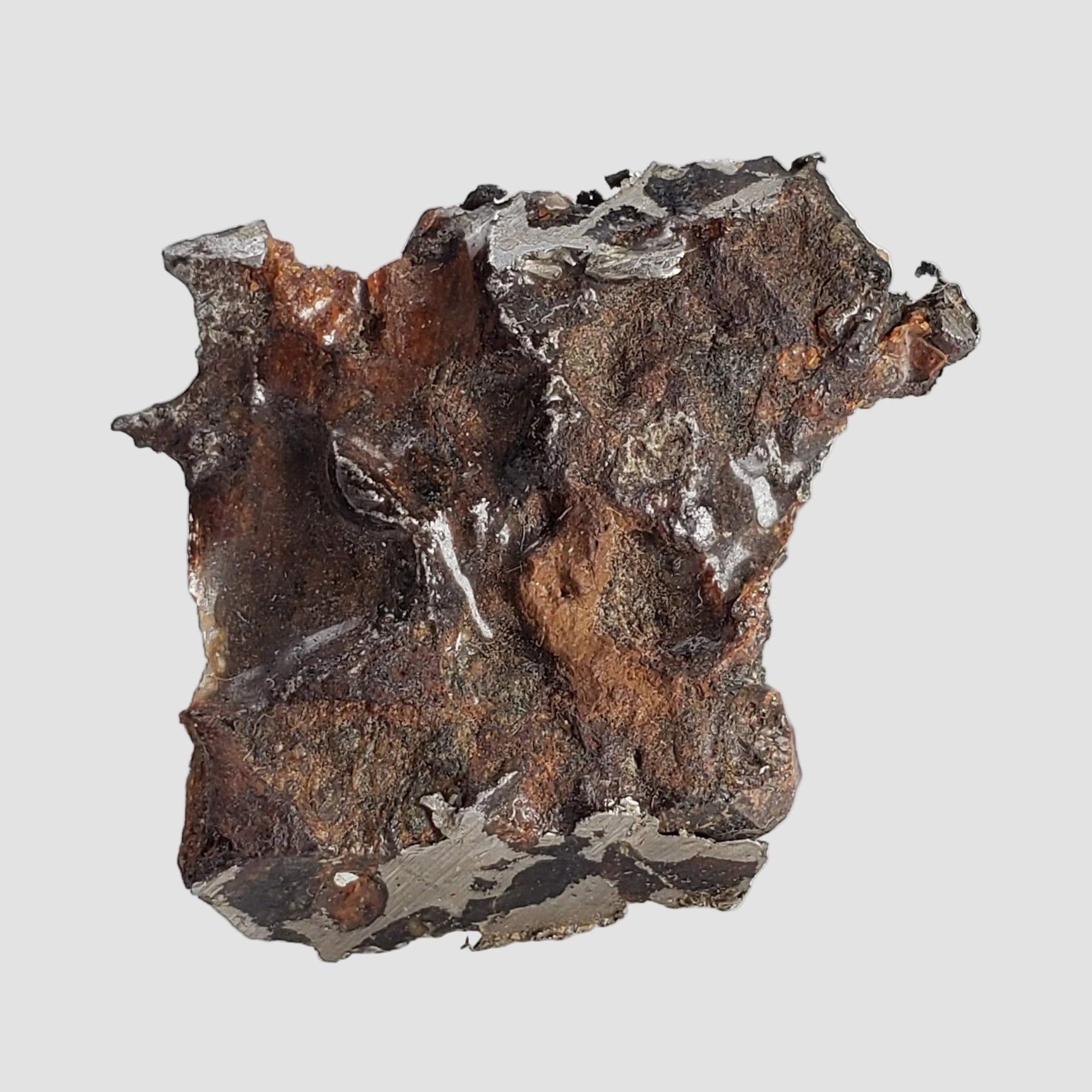  Brahin Meteorite | 7.5 Grams | Part End Cut | Pallasite Stony Iron | Rare | Belarus 1