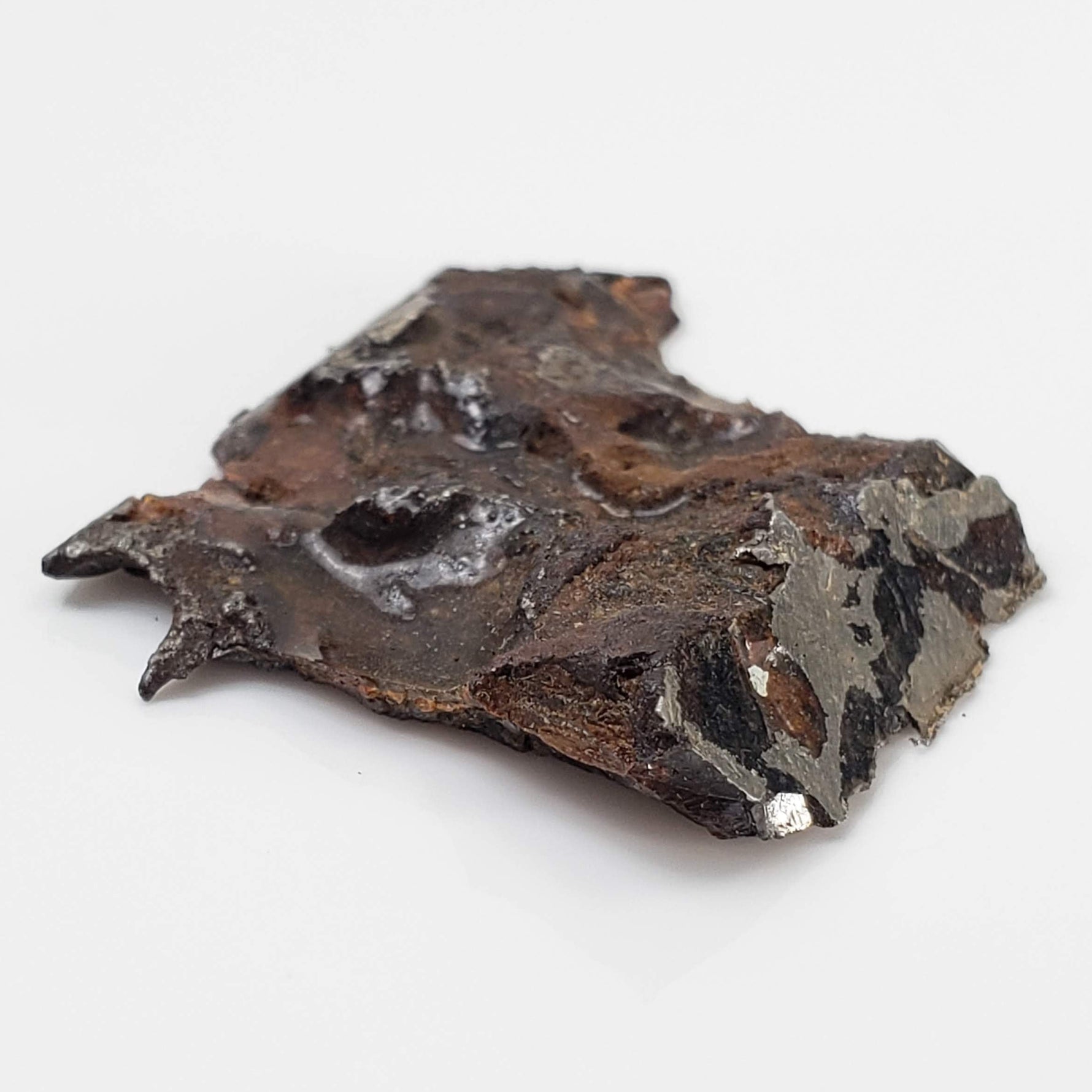  Brahin Meteorite | 7.5 Grams | Part End Cut | Pallasite Stony Iron | Rare | Belarus 4