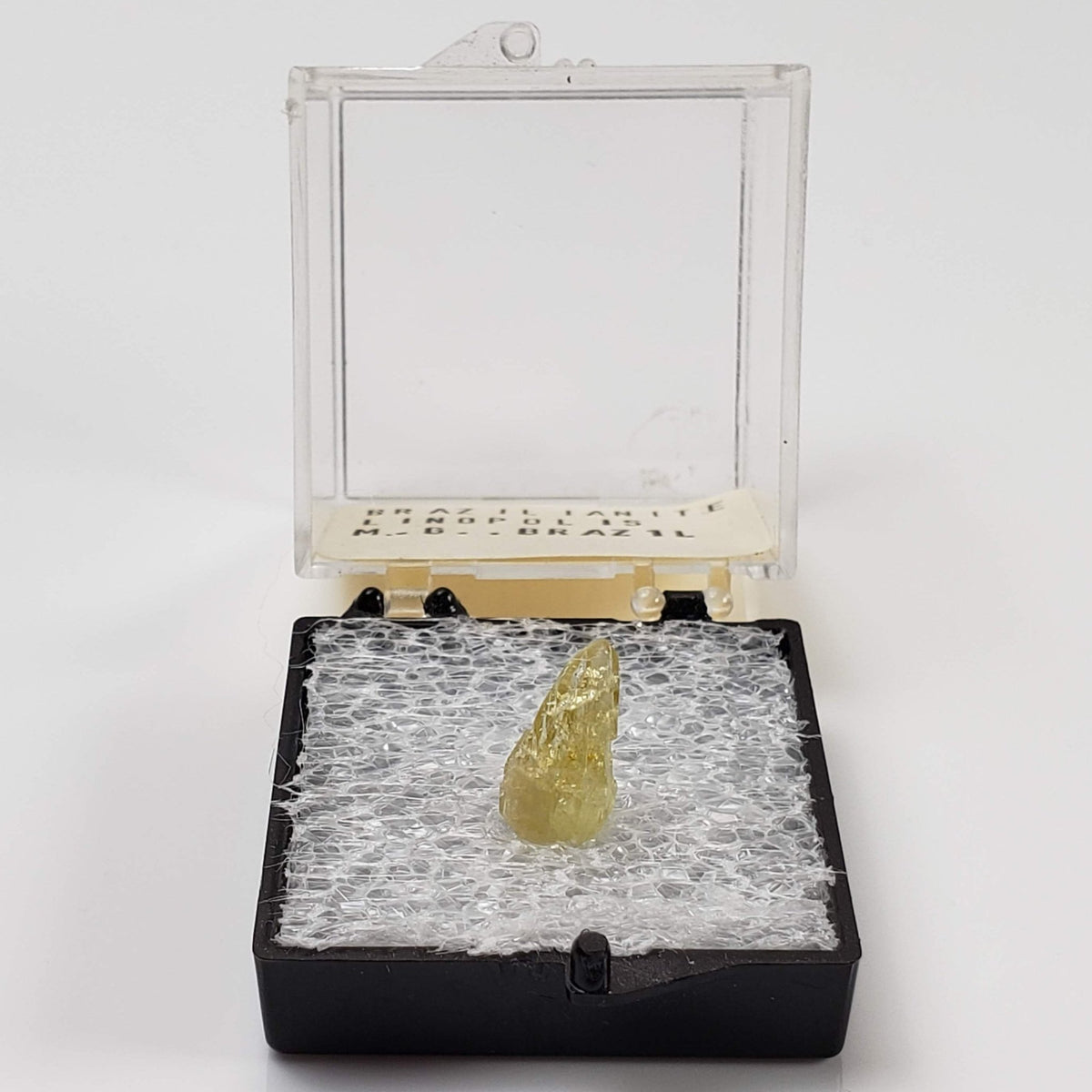  Brazilianite  | Perky Box Thumbnail Specimen | Linópolis, Divino das Laranjeiras | Minas Gerais, Brazil 5