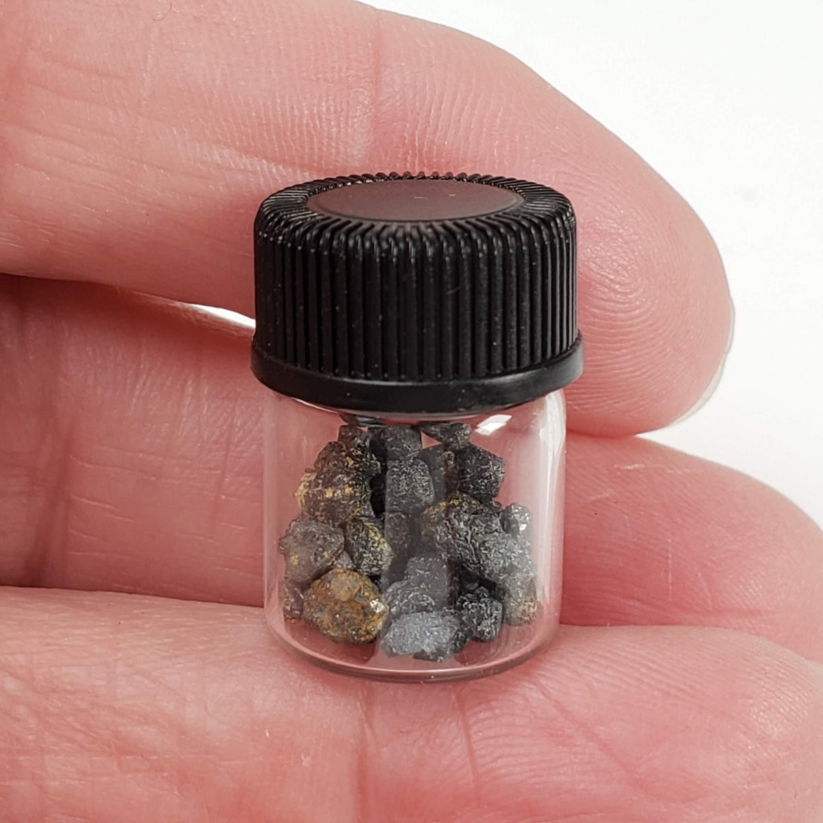  Brookite Crystal | Natural Arkansite | Specimen Jar | Magnet Cove, Arkansas, USA 3