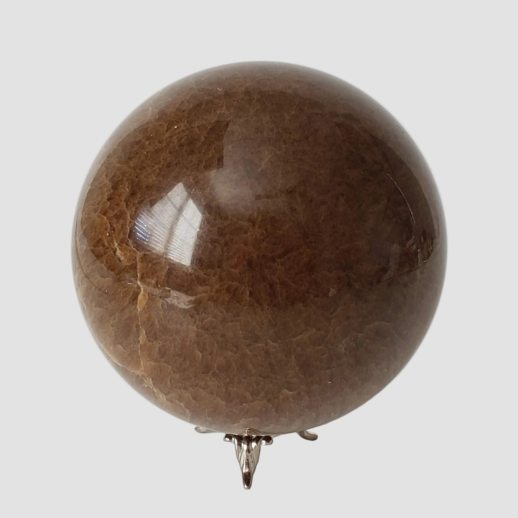  Brown Aragonite Sphere | 107 mm, 4.2 in | 1.9 kg 1