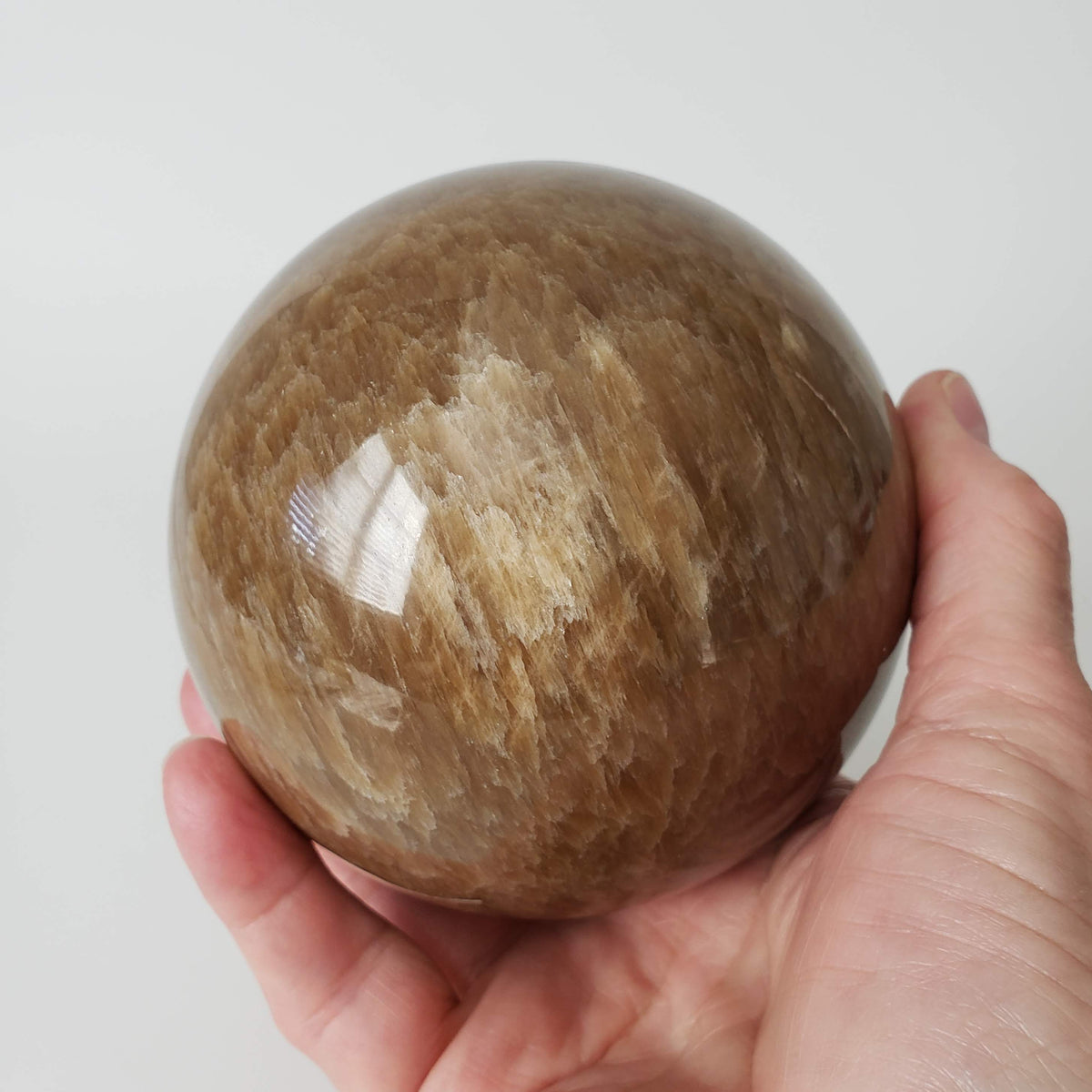  Brown Aragonite Sphere | 107 mm, 4.2 in | 1.9 kg 7