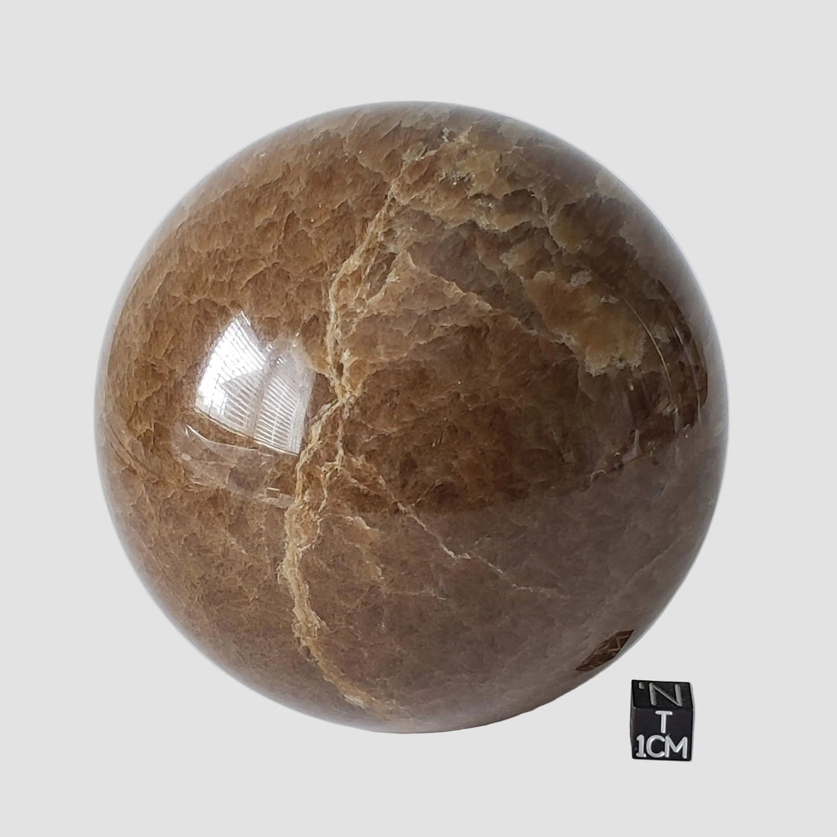  Brown Aragonite Sphere | 107 mm, 4.2 in | 1.9 kg 8