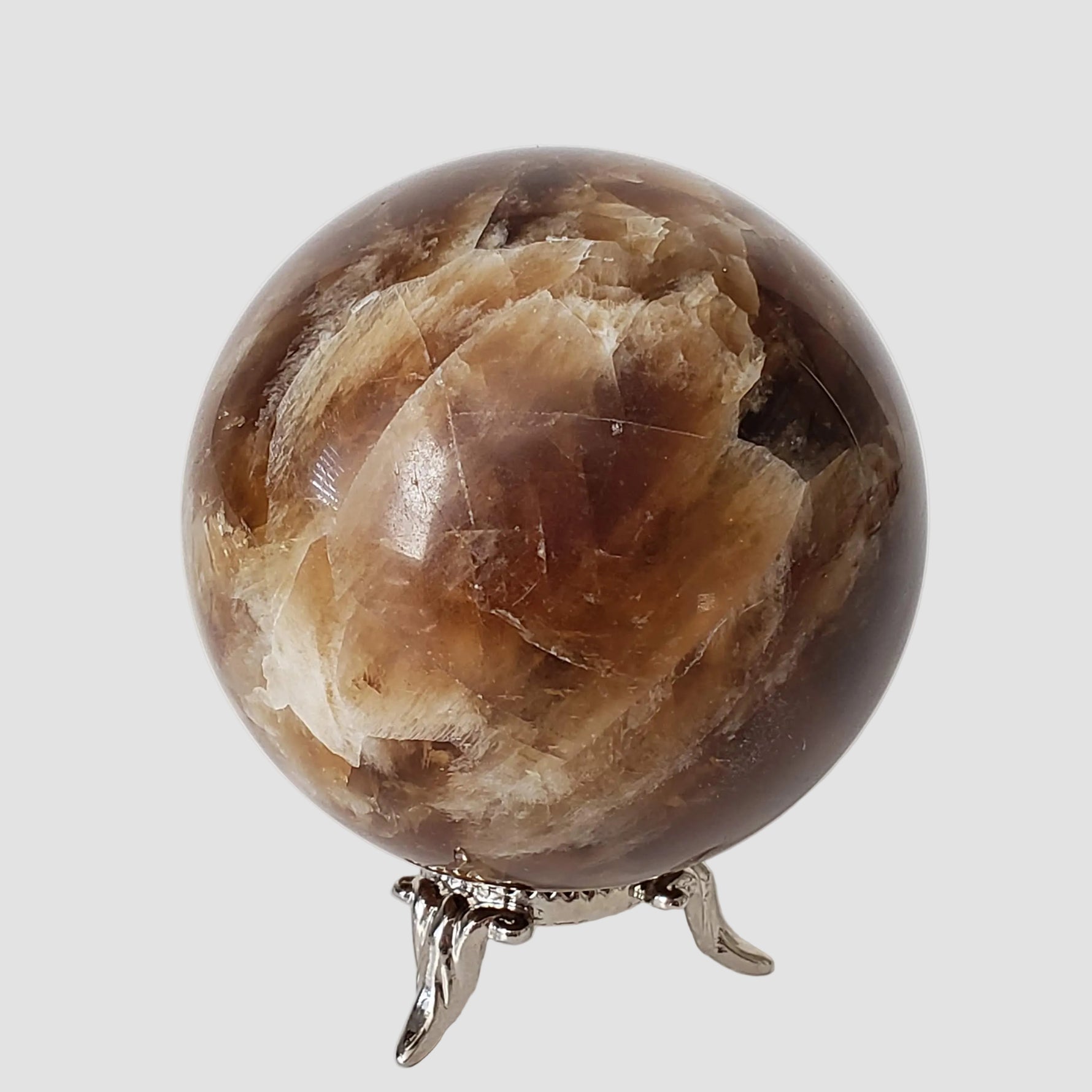  Brown Aragonite Sphere | 67 mm, 2.6 in | 427 grams 2