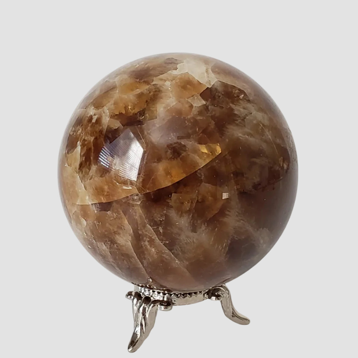  Brown Aragonite Sphere | 67 mm, 2.6 in | 427 grams 1