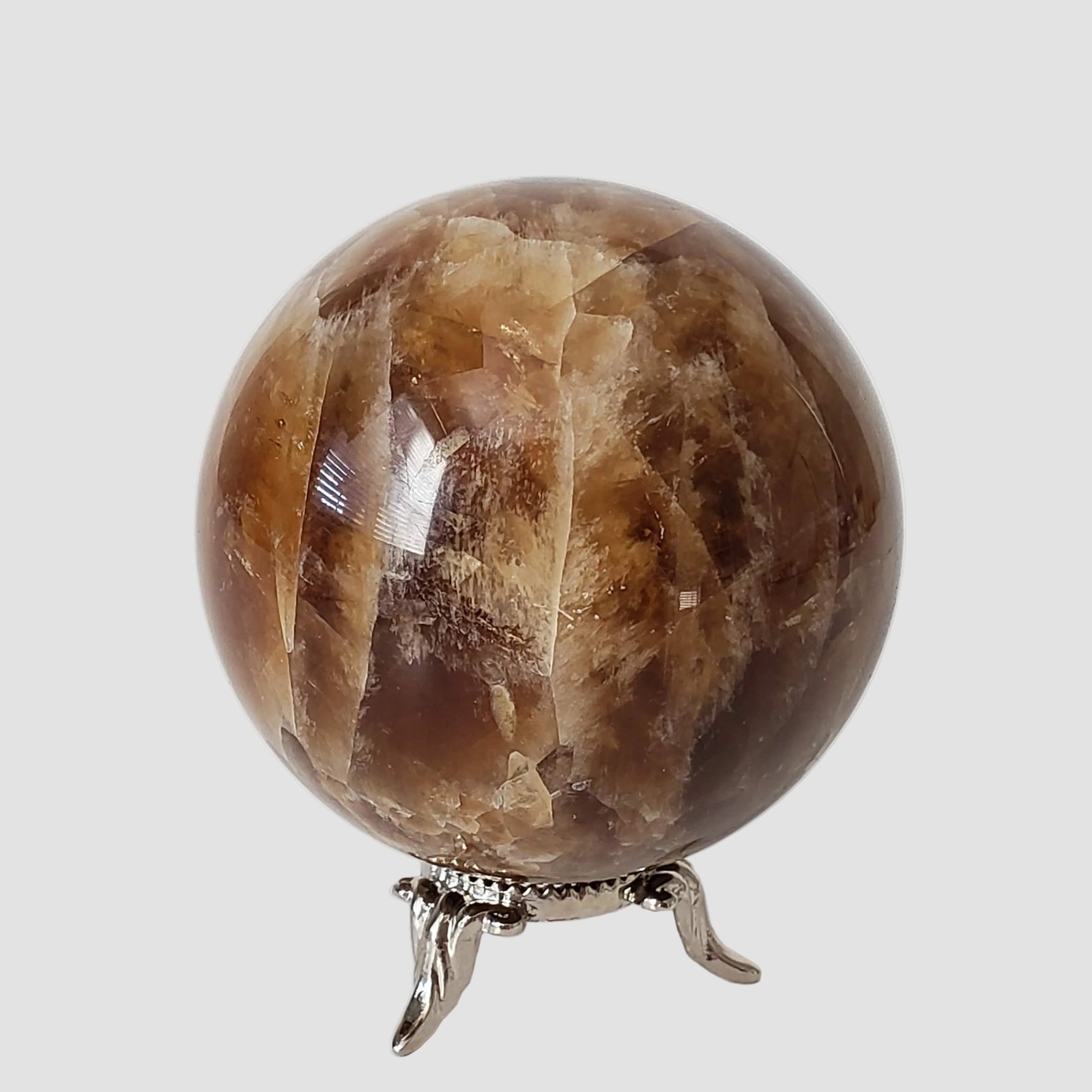  Brown Aragonite Sphere | 67 mm, 2.6 in | 427 grams 4