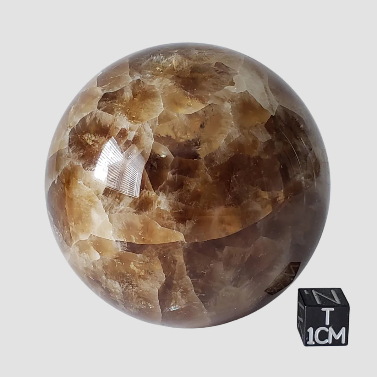  Brown Aragonite Sphere | 67 mm, 2.6 in | 427 grams 9