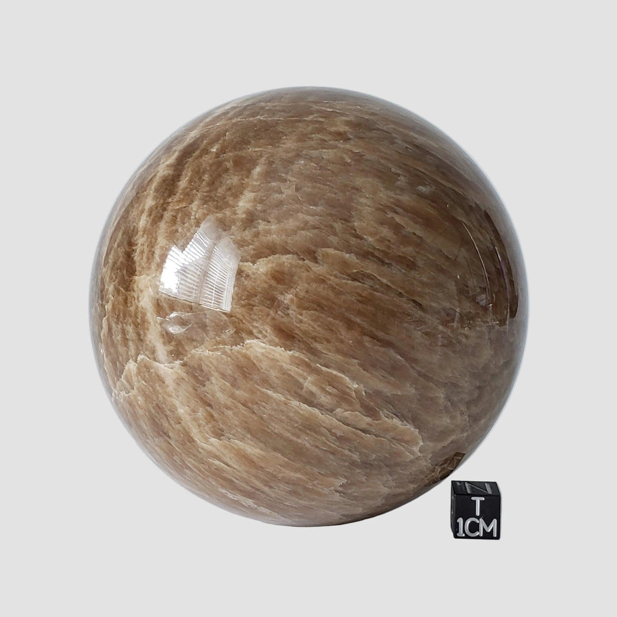  Brown Aragonite Sphere | 99 mm, 3.9 in | 1.4 kg 8