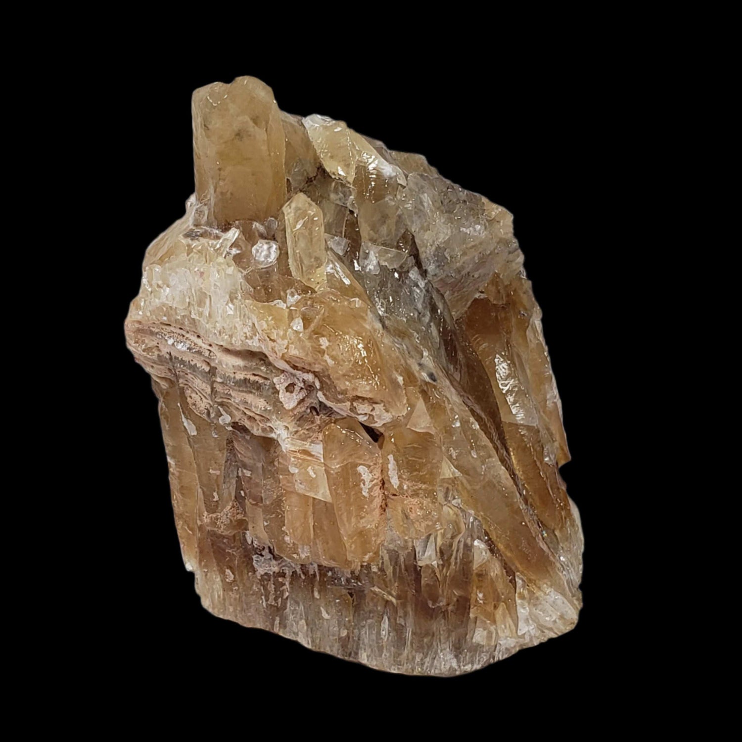  Calcite Crystal Spray | Amber Golden | 424 grams | Mexico 1