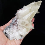  Calcite Points and Red Realgar Cluster | 462 Gr | Shimen Mine, Hunan Province, China 5