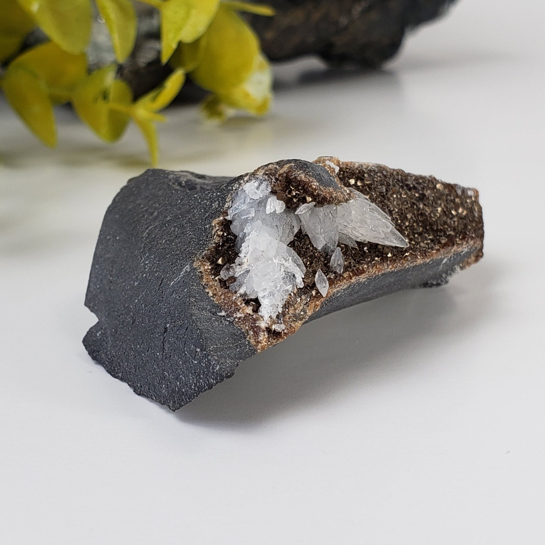  Calcite on Calcite on Matrix | Crystal Cluster 55.52g | Oskaloosa, Mahaska County, Iowa, USA | SO24 1