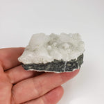  Calcite on Prehnite Crystal Cluster | 96 grams | Mumbai, India 8