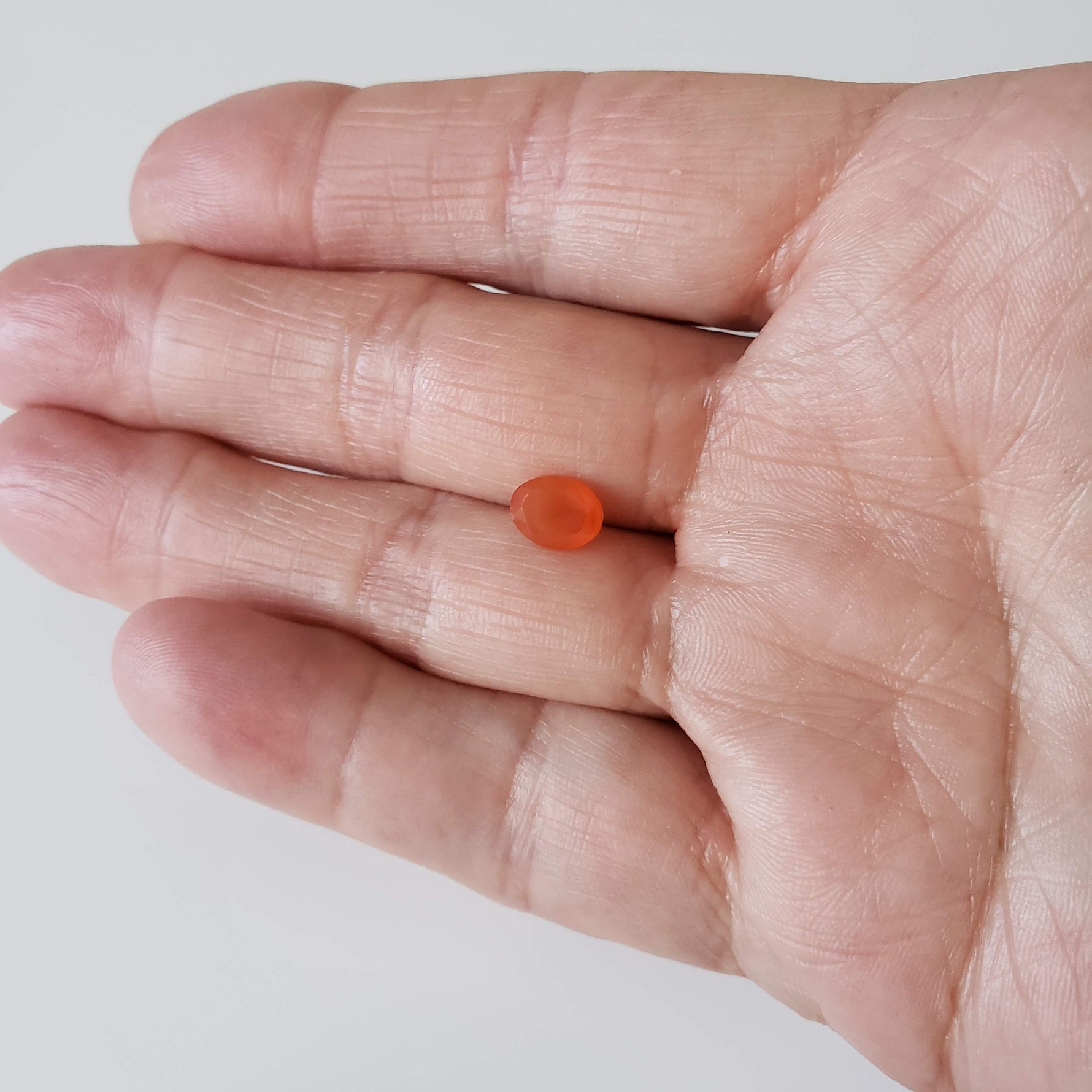  Carnelian | Oval Cut | Orange | 8x6.2mm 7