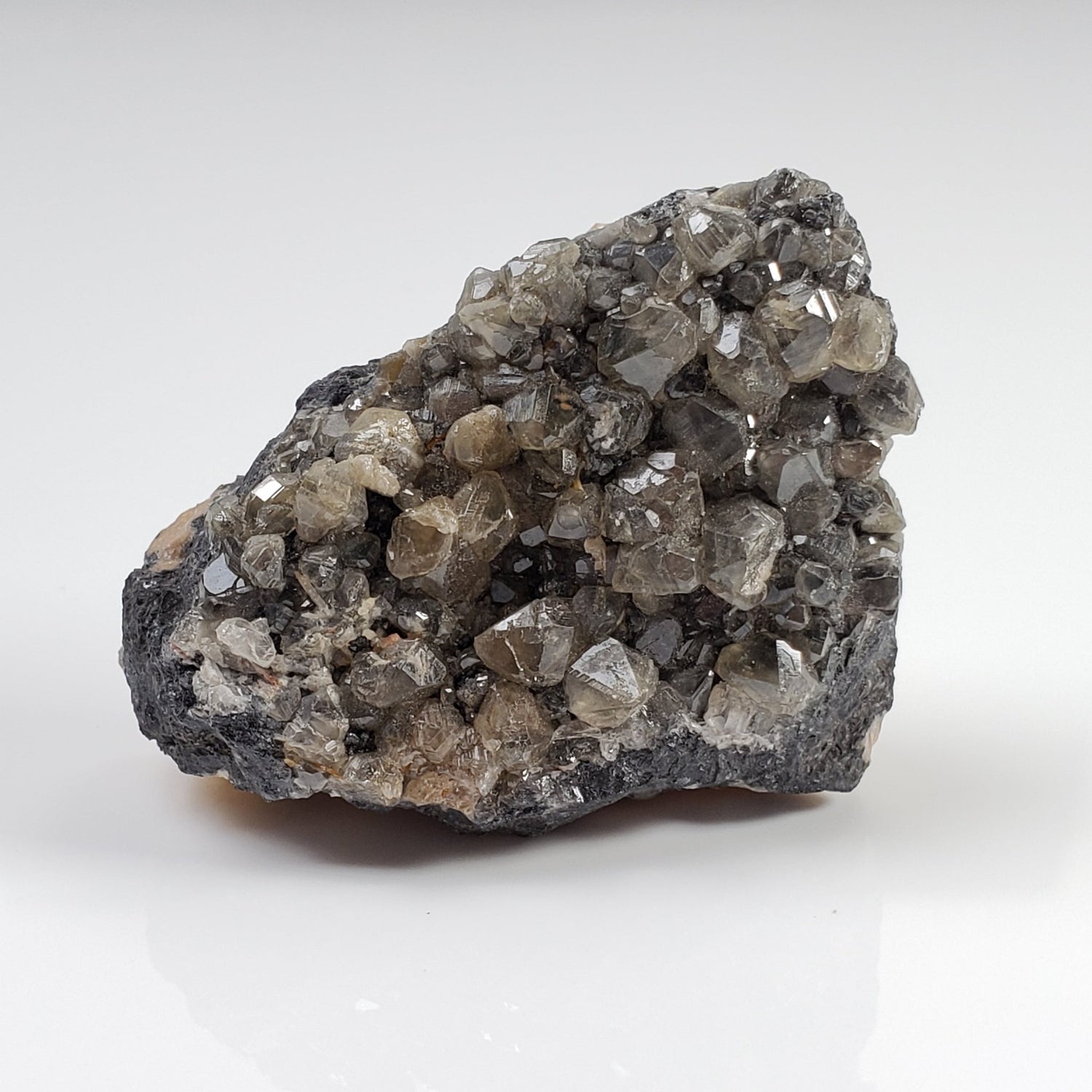  Cerussite and Pink Barite on Galena Matrix | 85 gr | Morocco 