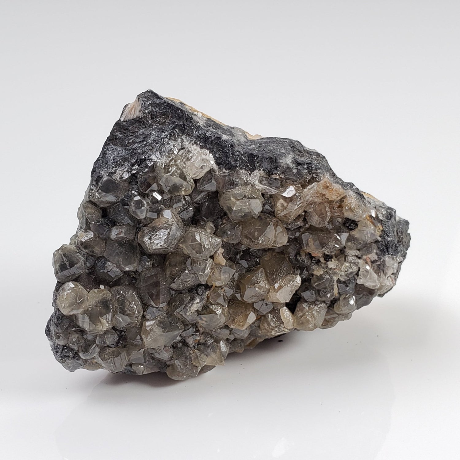  Cerussite and Pink Barite on Galena Matrix | 85 gr | Morocco 1