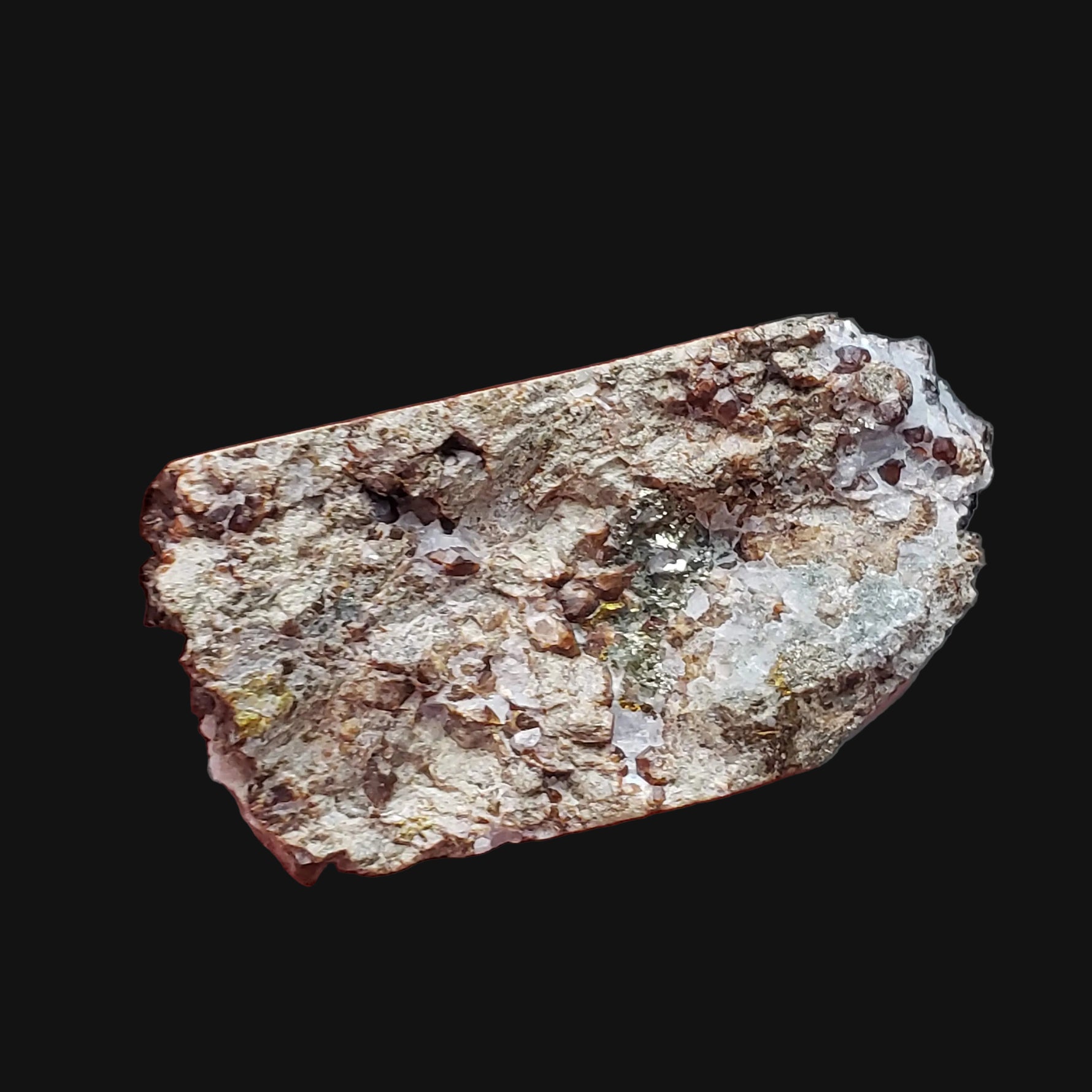  Chalcopyrite, Pyrite, Grossular Crystals | Drilled Core Sample | 81 Grams | Grasberg Open Pit Copper Mine, Indonesia 4