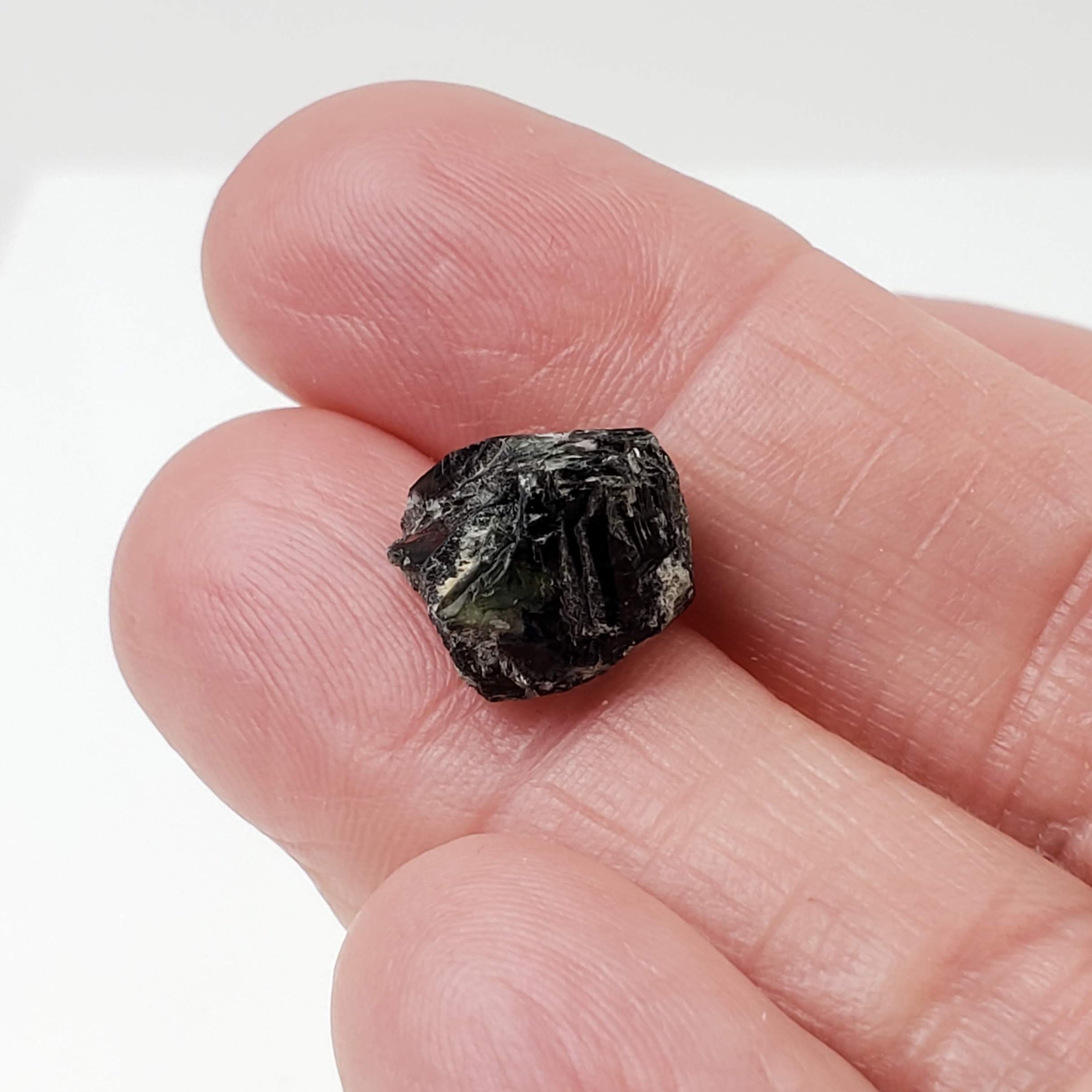 Chrome Diopside | Rough Crystal | Dark Green Mineral | 7.8ct | Africa