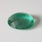   Chrome Fluorite | Oval Cut | Green | Huge | 32x28mm 91.50ct | Africa 