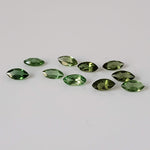  Chrome Tourmaline | 10 Piece Lot | Marquise Cut | Green | 4x2mm 0.71tcw 