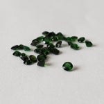  Chrome Tourmaline | Round Cut | Natural | Emerald Green | 2.5mm | SO24 