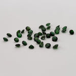  Chrome Tourmaline | Round Cut | Natural | Emerald Green | 2.5mm | SO24 1