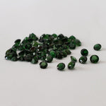  Chrome Tourmaline | Round Cut | Natural | Emerald Green | 2.5mm | SO24 2