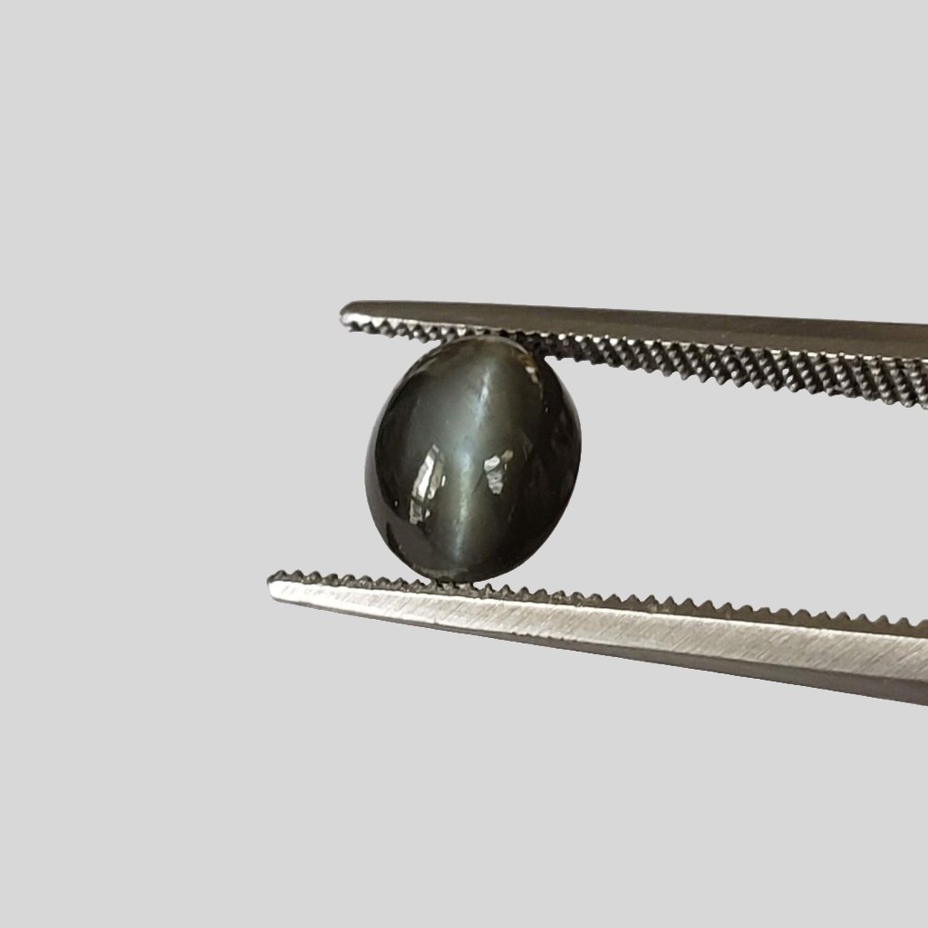  Chrysoberyl Cats Eye | Oval Cabochon | 7.5x6mm 