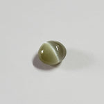  Chrysoberyl Cats Eye | Round Cabochon | Yellow | 6.0mm 1.2ct 1